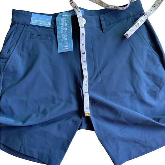 Pennington & Bailes Men Blue Shorts - Size 34 NWT - Picture 5 of 8